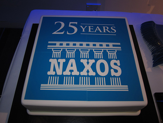 Naxos 25th Anniversary Cake