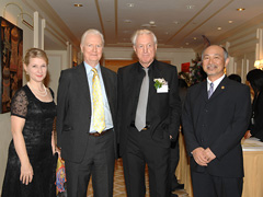 Mrs. Suki Mito, Prof. Sir James Mirrlees (Chinese University of Hong Kong), Mr. Klaus Heymann, Prof. Takamichi Mito (Chinese University of Hong Kong)