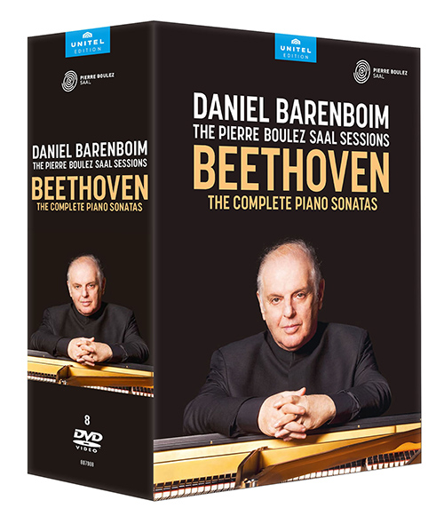 BEETHOVEN, L. van: Piano Sonatas (Complete) (D. Barenboim) (8-DVD Boxed Set)