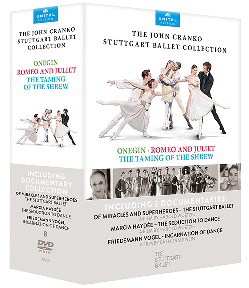 CRANKO, J.: Stuttgart Ballet Collection – Onegin • Romeo and Juliet • The Taming of the Shrew (8-DVD Boxed Set)