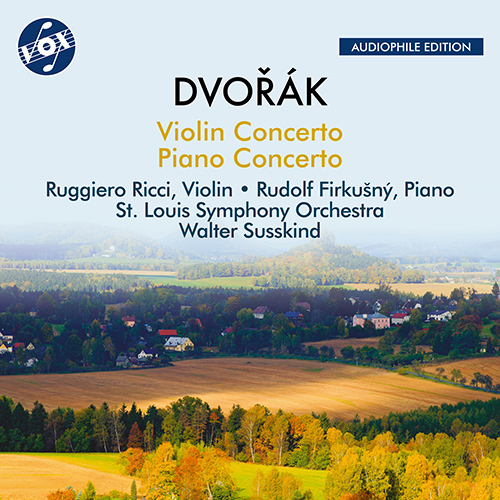 DVOŘÁK, A.: Violin Concerto • Piano Concerto (R. Ricci, Firkušný, St. Louis Symphony, Susskind)