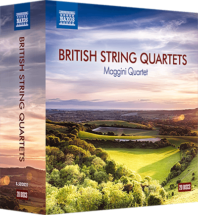 BRITISH STRING QUARTETS (Maggini Quartet) (20-CD Box Set)