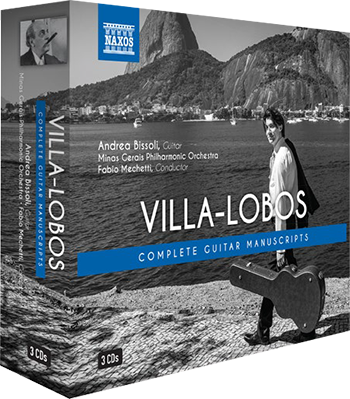 VILLA-LOBOS, H.: Guitar Manuscripts (Complete) (Bissoli, Minas Gerais Philharmonic, Mechetti) (3-CD box set)