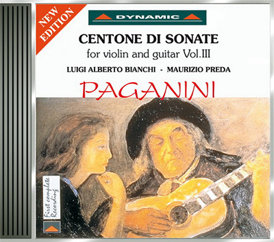 PAGANINI, N.: Centone di sonate for Violin and Guitar, Vol. 3