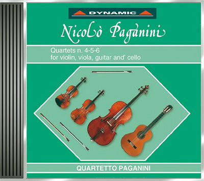 PAGANINI: 15 Quartets for Strings and Guitar (The), Vol. 4