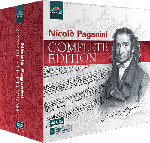 Nicolò Paganini – COMPLETE EDITION – 40 CDs