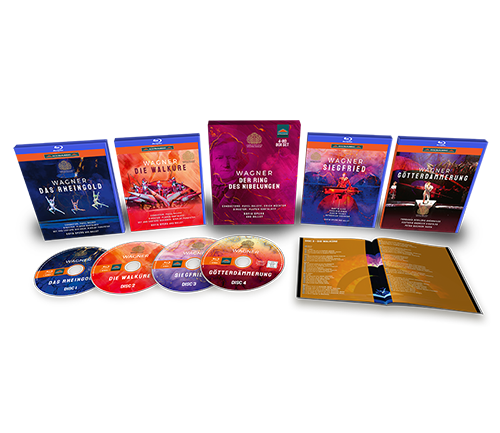 WAGNER, R.: Ring des Nibelungen (Der) [Operas] (reduced orchestration by G.E. Lessing) (Sofia National Opera, 2010-2013) (4-Blu-ray Disc Box Set)