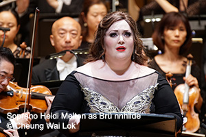 Soprano Heidi Melton as Brü nnhilde