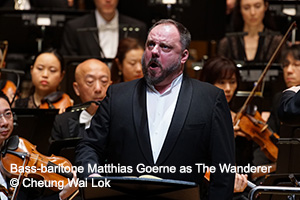 Bass-baritone Matthias Goerne as The Wanderer