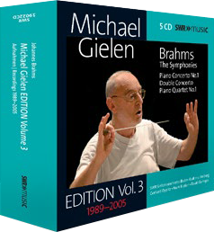 BRAHMS, J.: Symphonies Nos. 1-4 / Piano Concerto No. 1 / Double Concerto (Michael Gielen Edition, Vol. 3 (1989-2005))