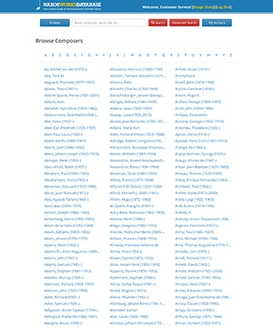 Naxos Works Database - Browse
