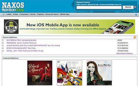 Naxos Music Library Jazz