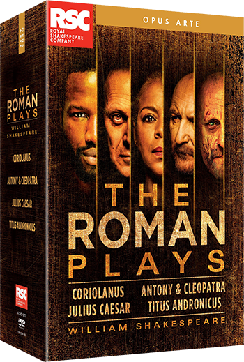 SHAKESPEARE, W.: Roman Plays (The) - Coriolanus / Julius Caesar / Antony and Cleopatra / Titus Andronicus (4-DVD Box Set) (NTSC)