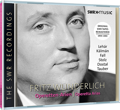 Operetta Arias - LEHÁR, F. / KÁLMÁN, E. / FALL, L. / STOLZ, R. (Wunderlich) (Original SWR Tapes Remastered, 1954-1965)