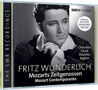 Opera Arias (Tenor): Wunderlich, Fritz - CHERUBINI, L. / GLUCK, C.W. / HANDEL, G.F. / HOLZBAUER, I. / RIGHINI, V. (Mozart Contemporaries)