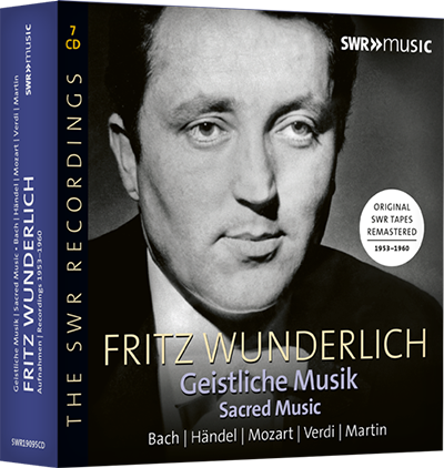 Choral Music (Sacred) - BACH, J.S. / HANDEL, G.F. / MOZART, W.A. / VERDI, G. / MARTIN, F. (Wunderlich, Egel, Mende) (1953-1960)
