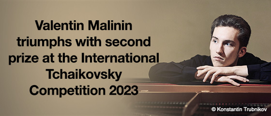 Valentin Malinin triumphs with second prize at the International Tchaikovsky Competition 2023