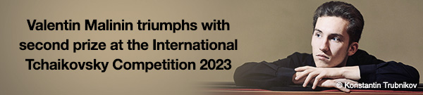 Valentin Malinin triumphs with second prize at the International Tchaikovsky Competition 2023