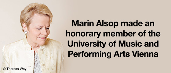 Marin Alsop made an honorary member of the University of Music and Performing Arts Vienna