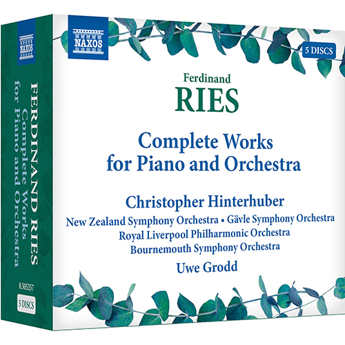 Ries: Complete Piano and Orchestra Works (Hinterhuber, Grodd) (5-Disc Boxed Set)