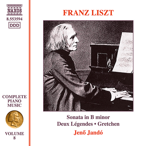 LISZT, F.: Piano Sonata / 2 Légendes / Gretchen (Liszt Complete Piano Music, Vol. 8) (Jandó)