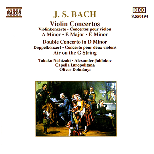 BACH, J.S.: Violin Concertos, BWV 1041–1043