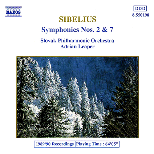 SIBELIUS: Symphonies Nos. 2 and 7