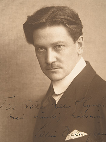 SELIM PALMGREN in 1918, by Atelier Apollo.