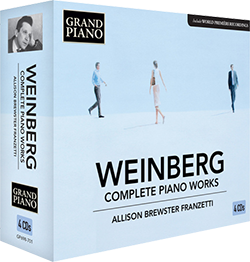WEINBERG, M.: Piano Works (Complete) (4-CD Box Set)