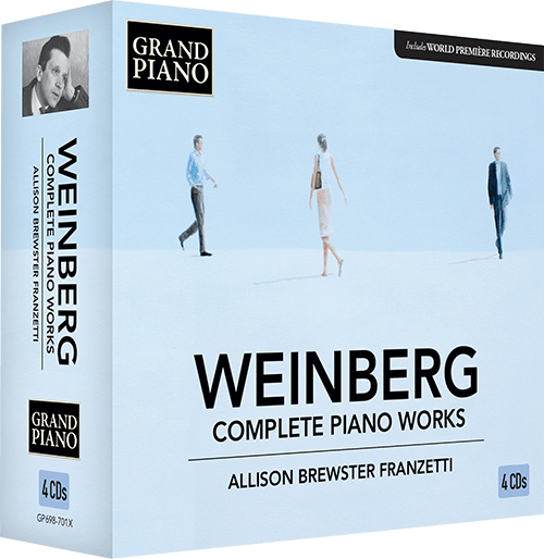 WEINBERG, M.: Piano Works (Complete) (Brewster Franzetti) (4-CD Box Set)