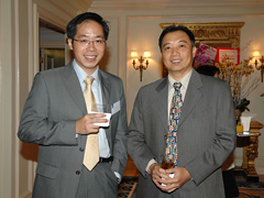 Mr. Frankie Cheung (General Manager, Naxos Far East), Mr. Zhang Ge (Editor, AV Frontline)
