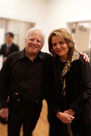 Leonard Slatkin with mezzo-soprano Reneé Fleming