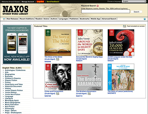 Naxos Spoken Word Library