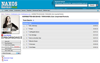 Naxos Music Library Jazz