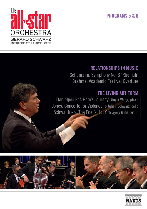 ALL-STAR ORCHESTRA (THE): Program 5: Relationships in Music / Program 6: The Living Art Form (G. Schwarz) (NTSC)