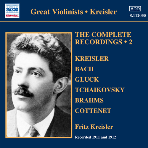KREISLER, Fritz: Complete Recordings, Vol. 2 (1911-1912)