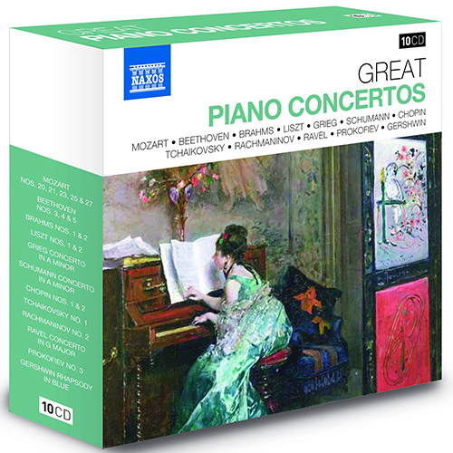 GREAT PIANO CONCERTOS (10-CD Boxed Set)