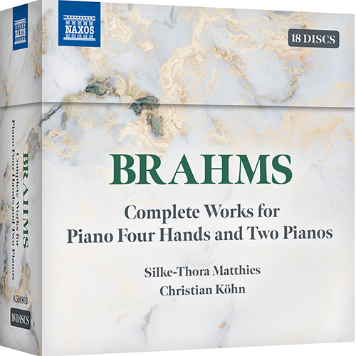 BRAHMS, J.: Complete Works for Piano Four Hands and Two Pianos