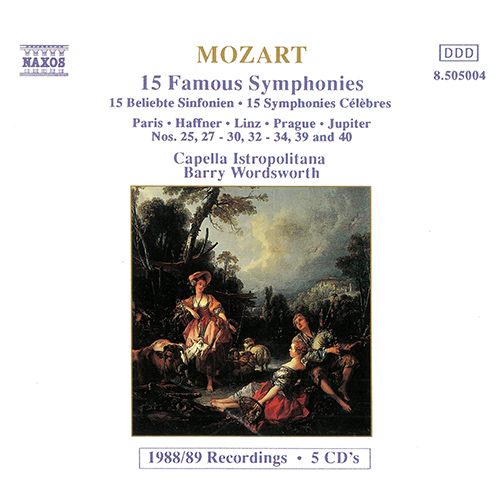 MOZART, W.A.: 15 Famous Symphonies