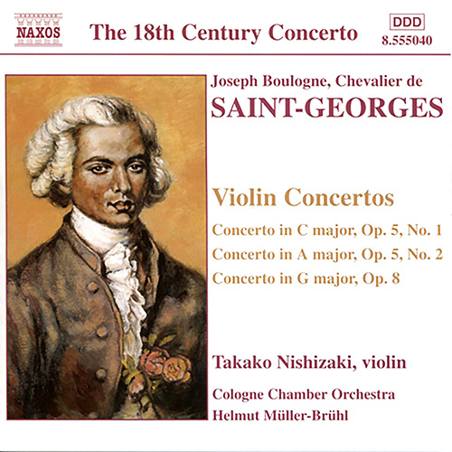 SAINT-GEORGES, J.B.C. de: Violin Concertos, Vol. 1 – Op. 5, Nos. 1–2 and Op. 8, No. 2