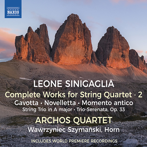 SINIGAGLIA, L.: String Quartet Works (Complete), Vol. 2 – Gavotta / Novelletta / Momento antico / String Trio (Szymański, Archos Quartet)