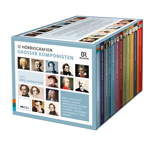 12 Audiobiographies of Great Composers By Jörg Handstein (in German)