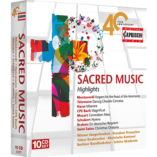 CAPRICCIO 40 YEAR ANNIVERSARY – Sacred Music (10-CD Boxed Set)
