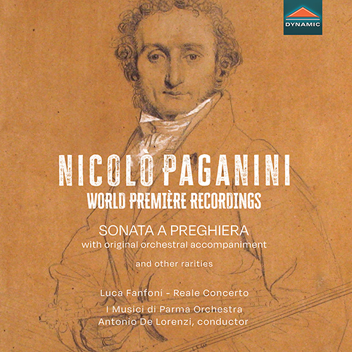 PAGANINI, N.: 4 Studies for Violin Solo / Sonata a violino scordato (Sonata a Preghiera)