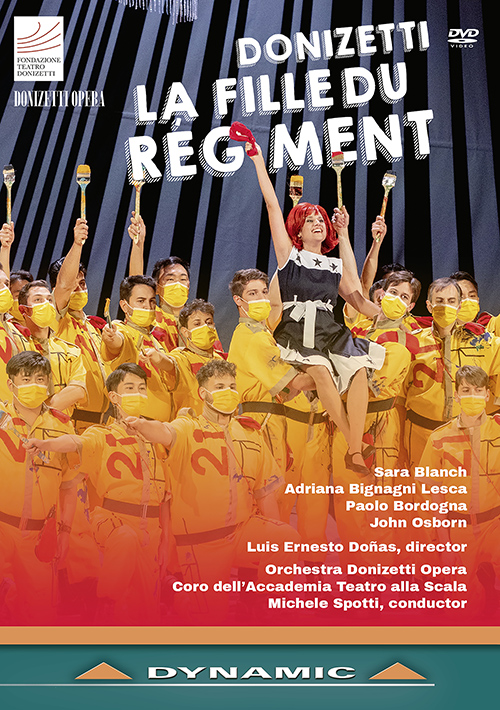 DONIZETTI, G.: Fille du régiment (La) [Opera] (Fondazione Teatro Donizetti, 2021) (NTSC)