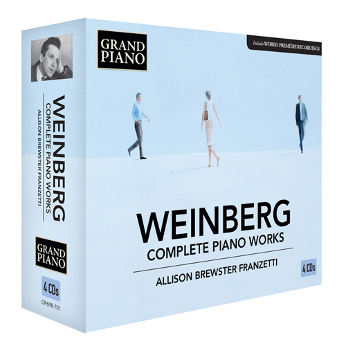 WEINBERG, M.: Complete Piano Works (Brewster Franzetti) (4-Disc Boxed  Set)