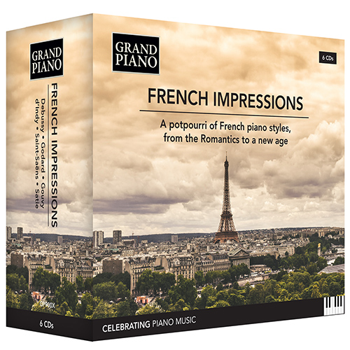 FRENCH IMPRESSIONS – A Potpourri of French Piano Styles, from the Romantics to a New Age (6-Disc Boxed Set)