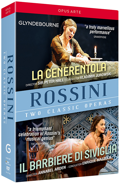 ROSSINI, G.: Cenerentola (La) / Il barbiere di Siviglia [Operas] (Glyndebourne, 2005-2016) (3-DVD Box Set) (NTSC)