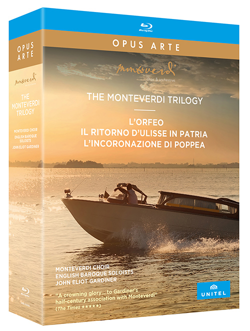 THE MONTEVERDI TRILOGY – L’Orfeo • Il ritorno d’Ulisse in patria • L’incoronazione di Poppea [Operas] (3-DVD Boxed Set)