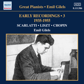 Emil GILELS Early Recordings, Vol 3 (1935-1955)